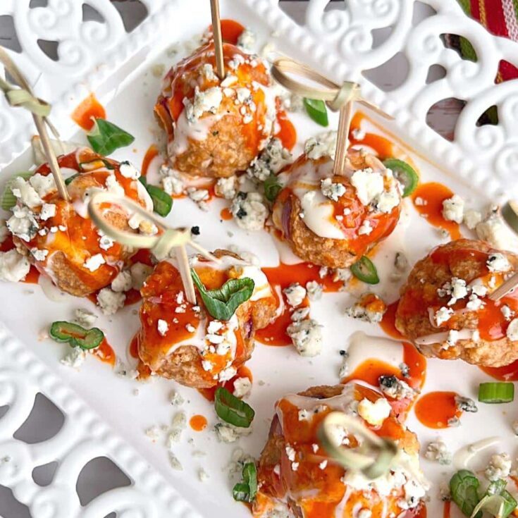 Image for Air Fryer Buffalo Chicken Meatballs