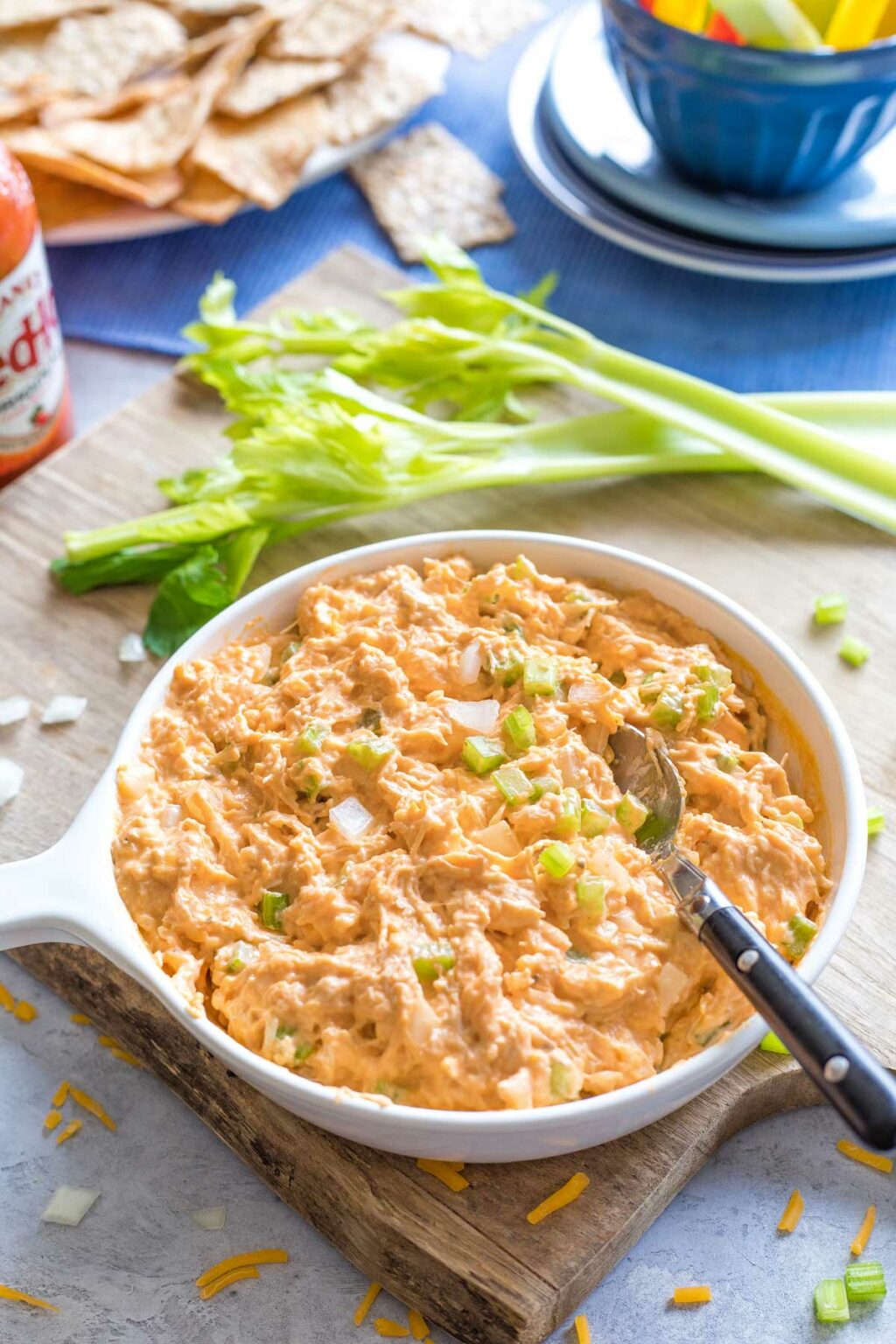 Healthy Buffalo Chicken Dip (You Can't Tell the Difference!) | Two