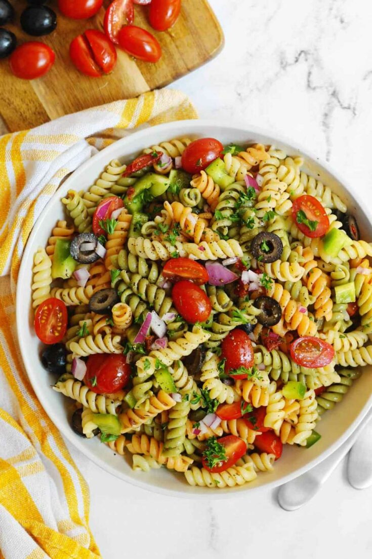 31 Vegan Pasta Salads Even Non-Vegans Will Love | Two Healthy Kitchens