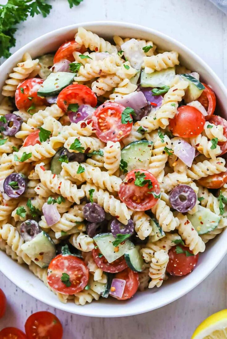 31 Vegan Pasta Salads Even Non-Vegans Will Love | Two Healthy Kitchens