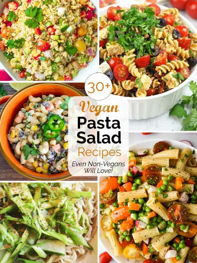 31 Vegan Pasta Salad Story - Two Healthy Kitchens