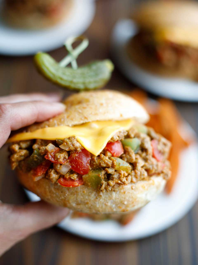 Cheeseburger Sloppy Joes Cover Image