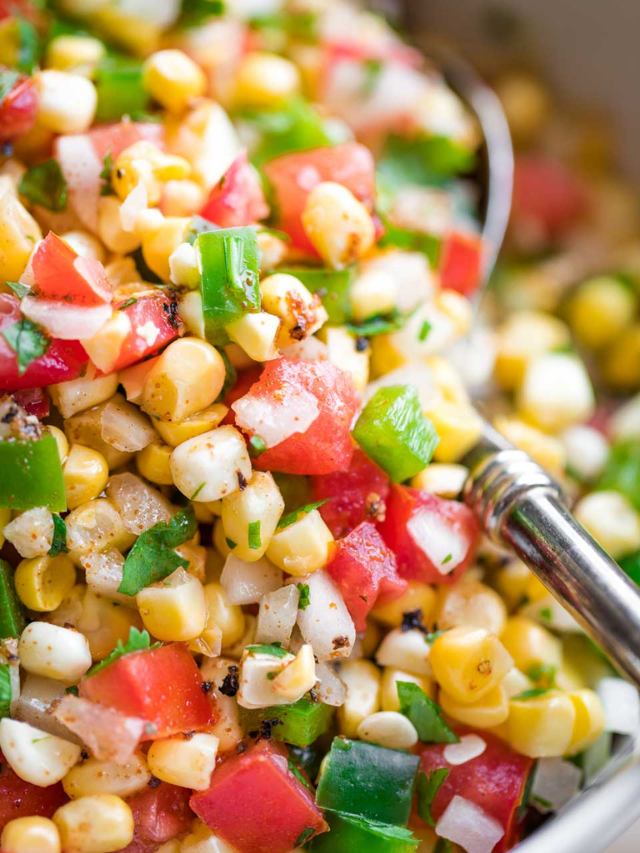 Easy Corn Salsa Story