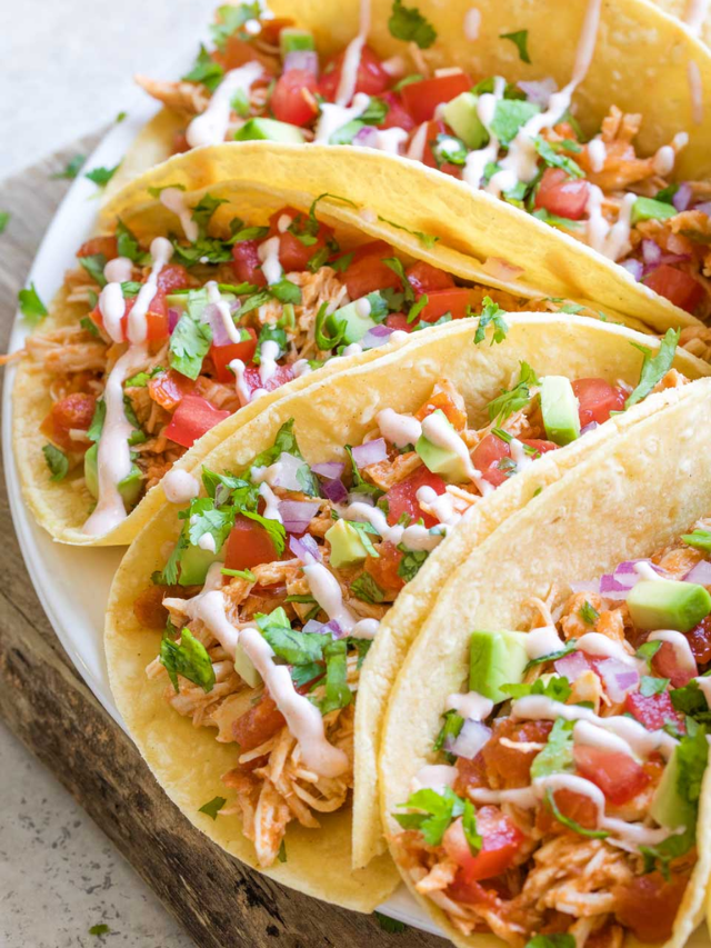 Easy Instant Pot Chicken Tacos Cover Image