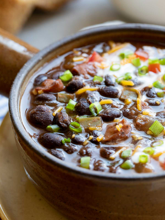 Instant Pot Black Bean Soup Cover Image