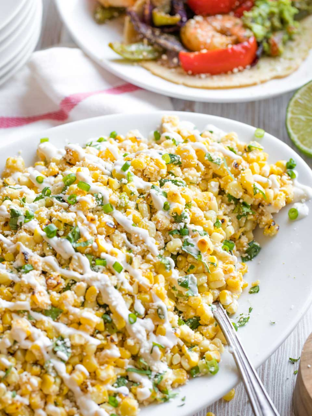 Mexican Street Corn Salad Story