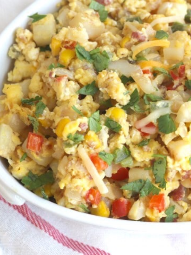 Southwestern Breakfast Skillet Scramble Story