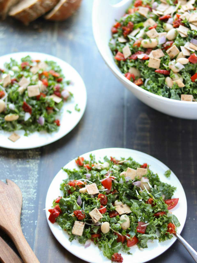 Tuscan Kale Salad with Honey-Balsamic Vinaigrette Story