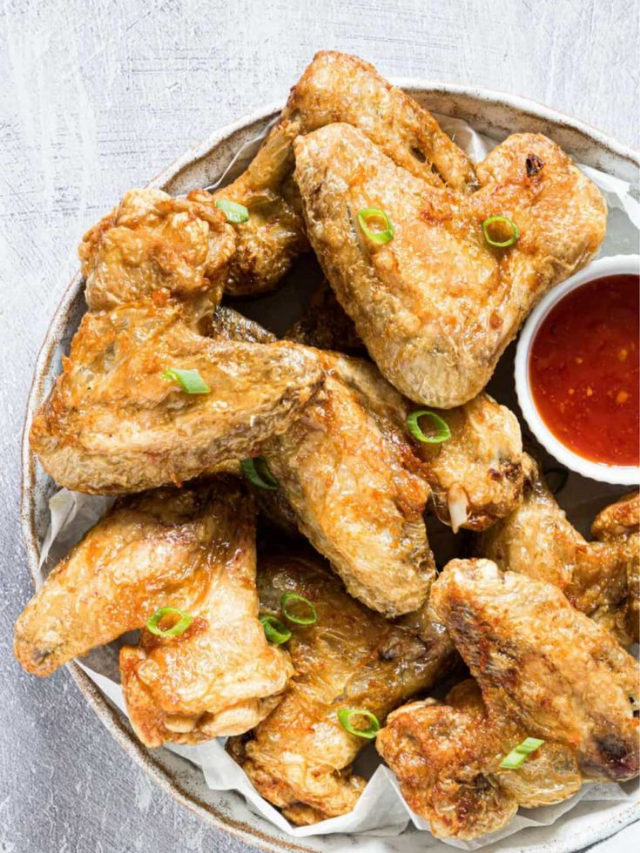 Crispy Air Fryer Chicken Wings (with Secret Ingredient!) - Olivia's Cuisine