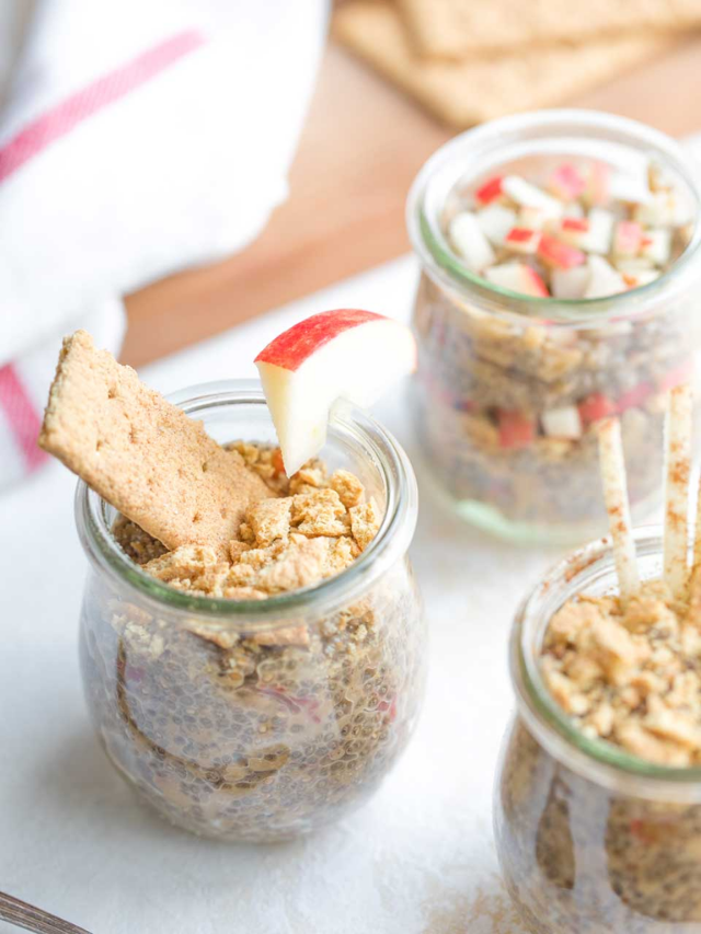 Apple Pie Overnight Chia Pudding Story