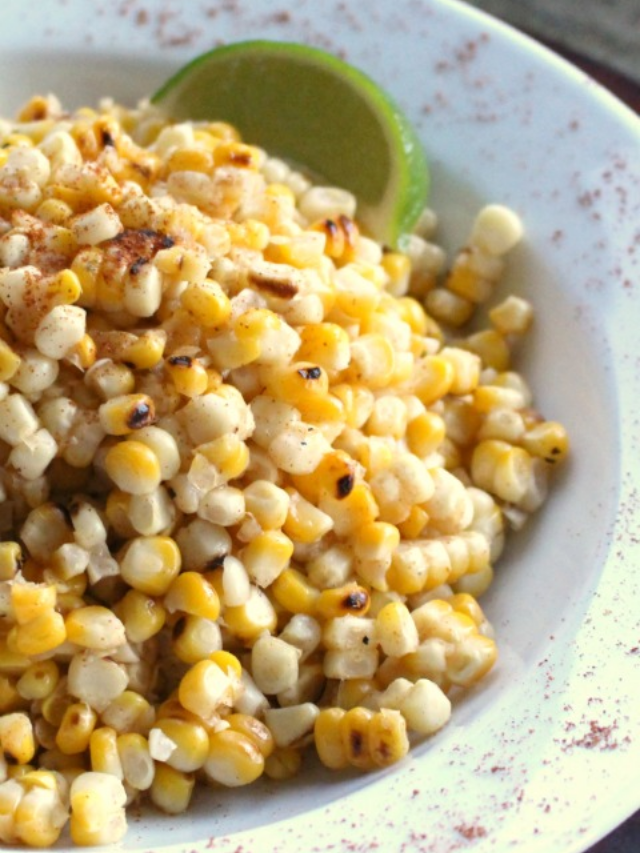 Chili-Lime Grilled Corn Salad Story