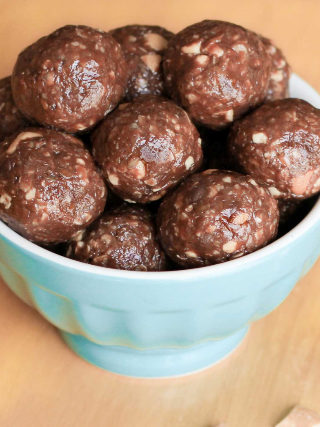 Chocolate Peanut Butter Energy Balls Cover Image