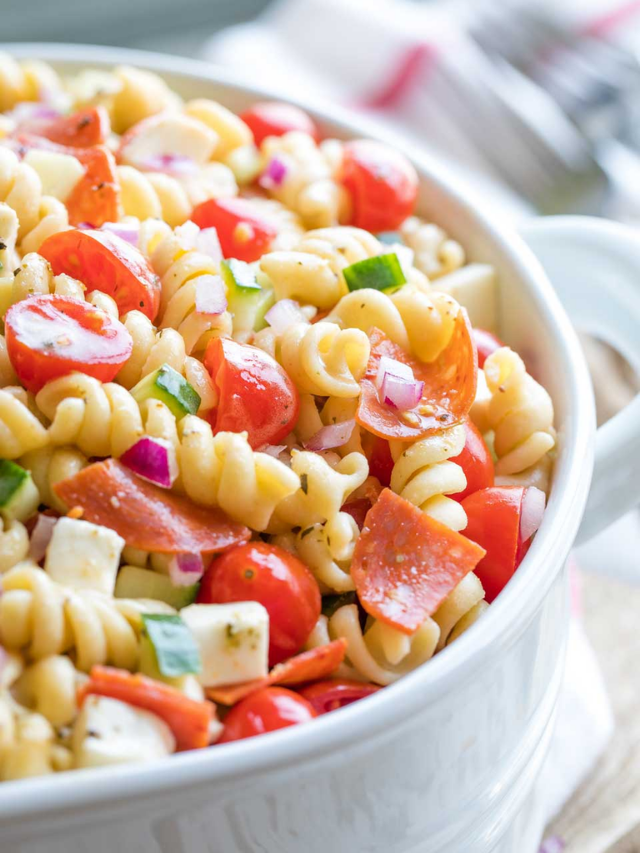 Easy Italian Pasta Salad Story