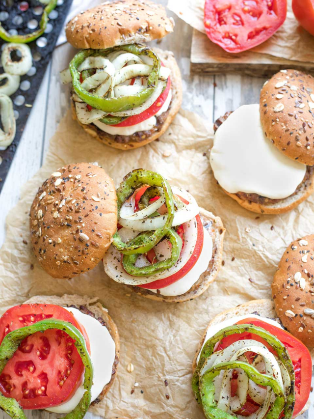 Italian Grilled Hamburgers Cover Image