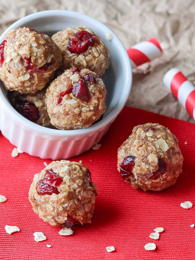 Peanut Butter and Jelly Energy Balls Story