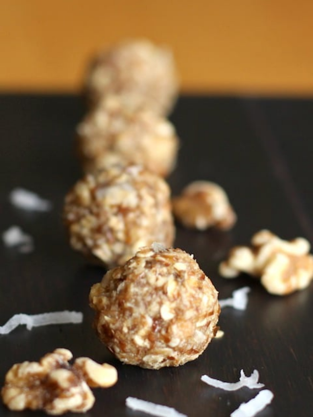 Walnut Oatmeal Energy Balls Cover Image