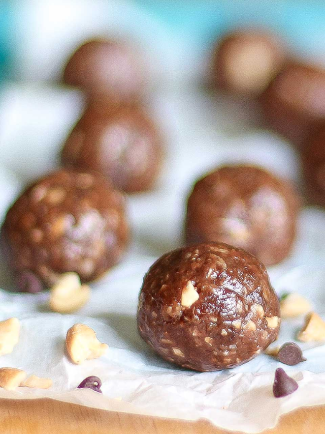 Chocolate Peanut Butter Energy Balls Story