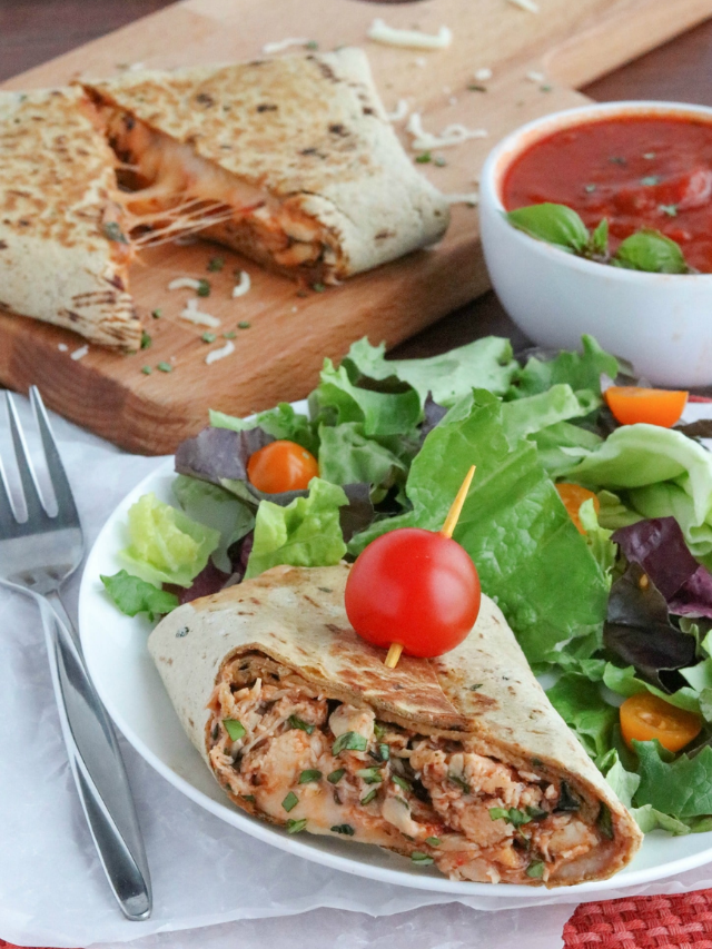 Chicken Parmesan Wraps Story