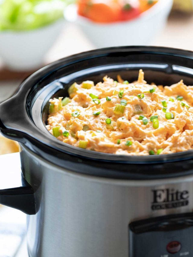 Crockpot Buffalo Chicken Dip Story