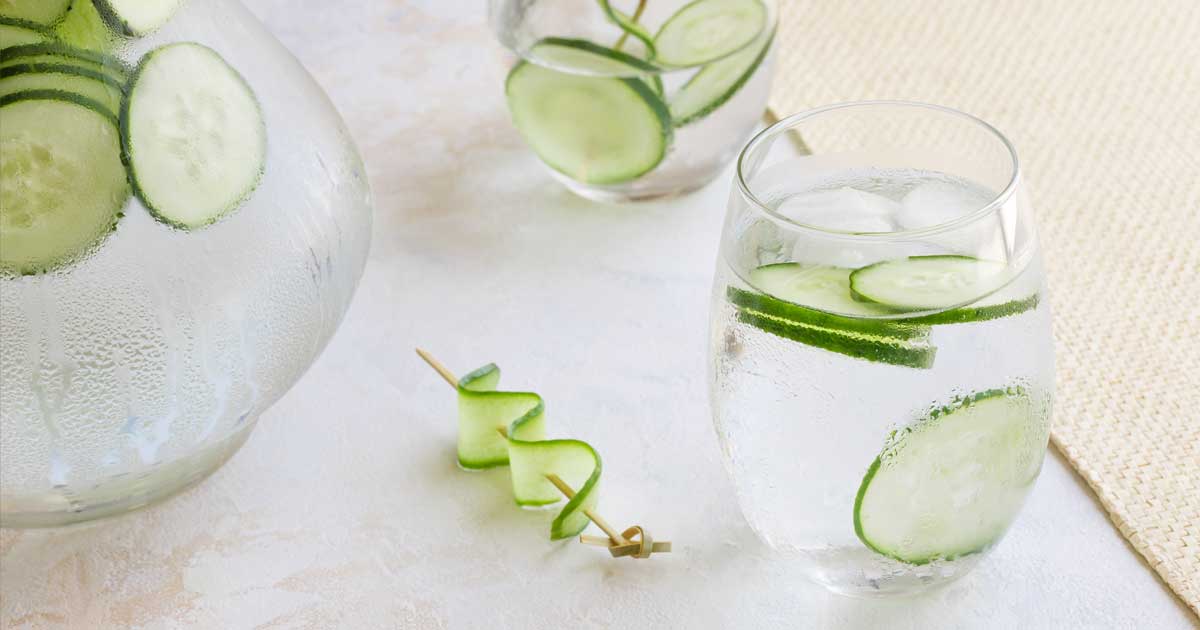Lemon Herb Cucumber Water Recipe – A Couple Cooks