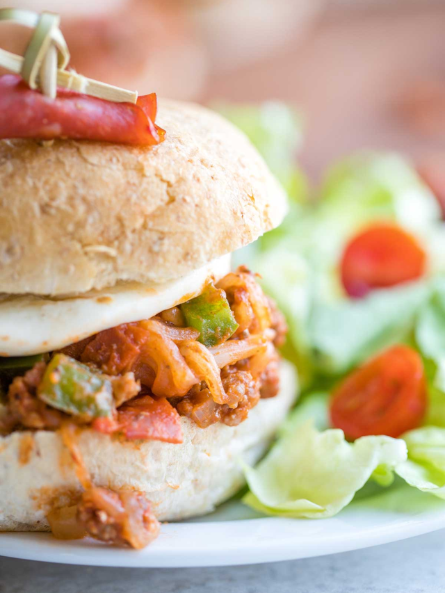 Pizza Sloppy Joes Recipe Cover Image