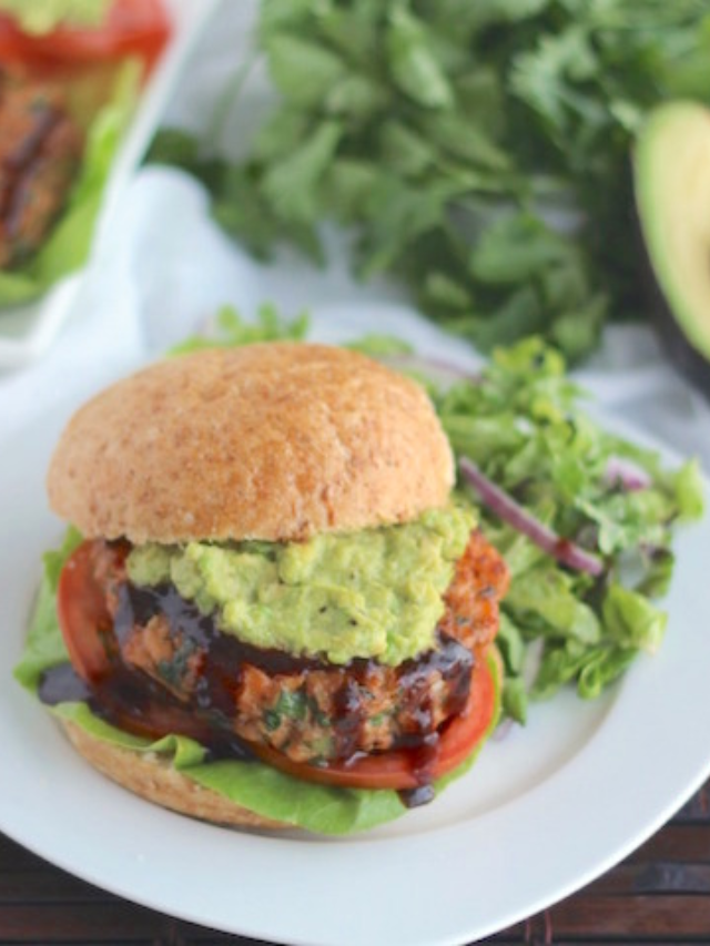 Asian Salmon Burgers with Avocado Story