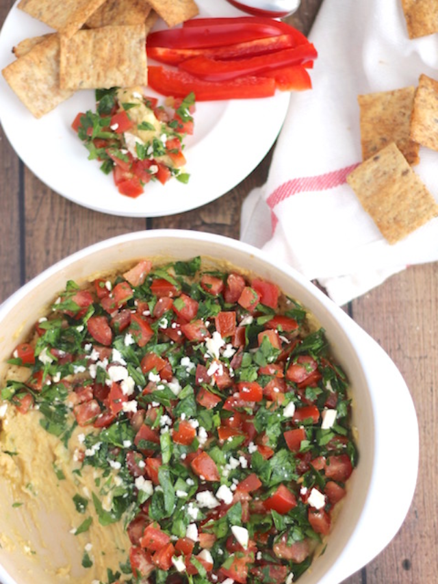 Baked Hummus Dip with Tabouli Topping Story