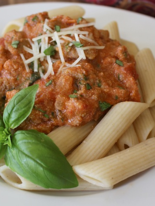 Creamy Tomato and Sausage Pasta Story