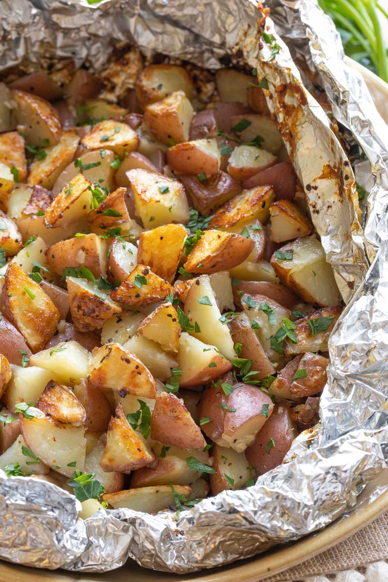 Grilled Potatoes (in Foil): With 3 Easy Shortcuts