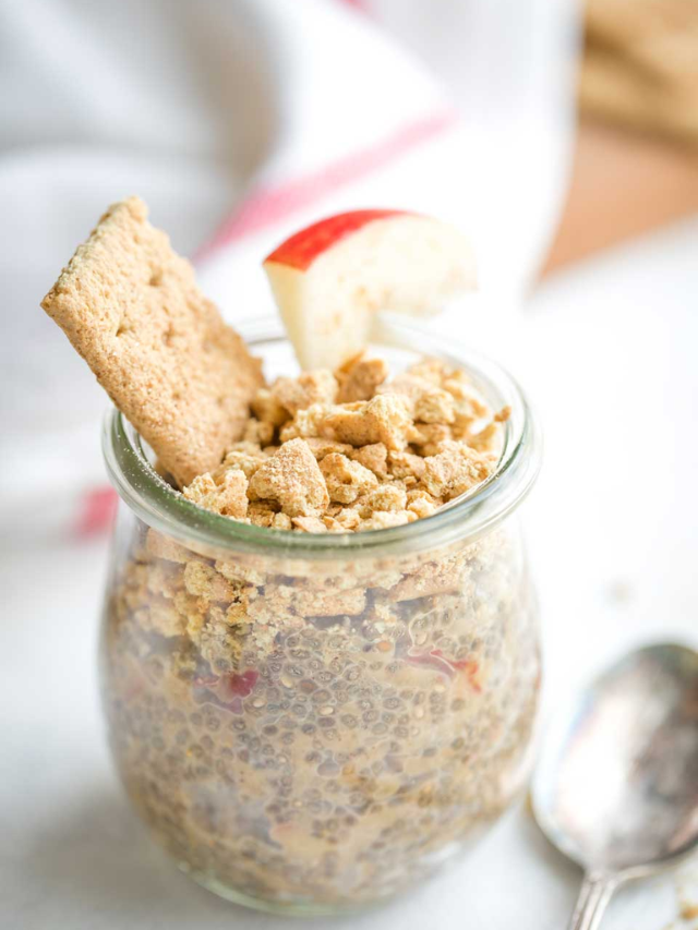 Apple Pie Overnight Chia Pudding Story