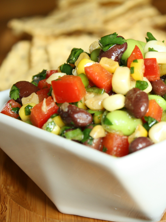 Corn, Edamame and Quinoa Salad with Lemon-Dijon Vinaigrette Story