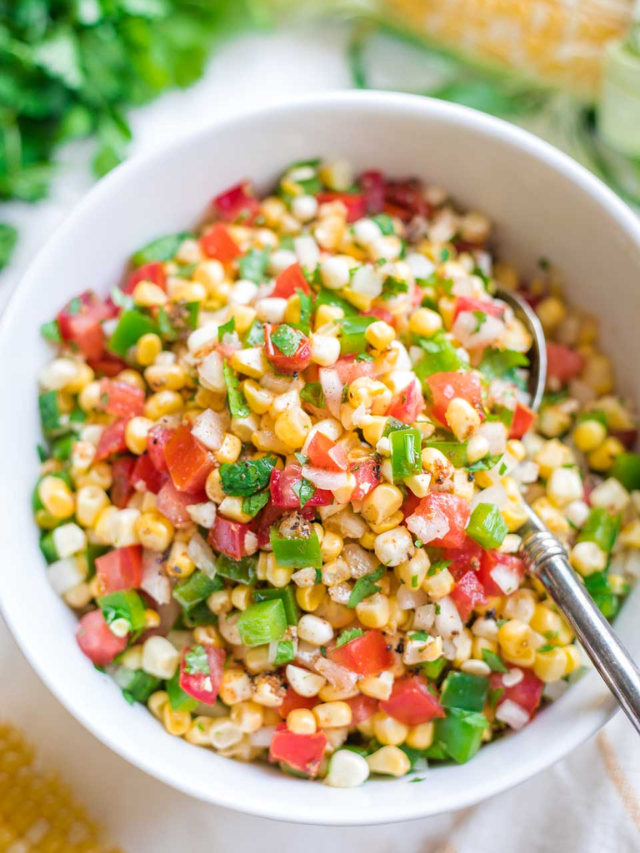 Easy Corn Salsa (or Salad) Story