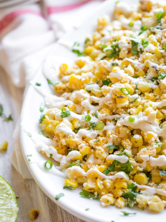 Mexican Street Corn Salad Story