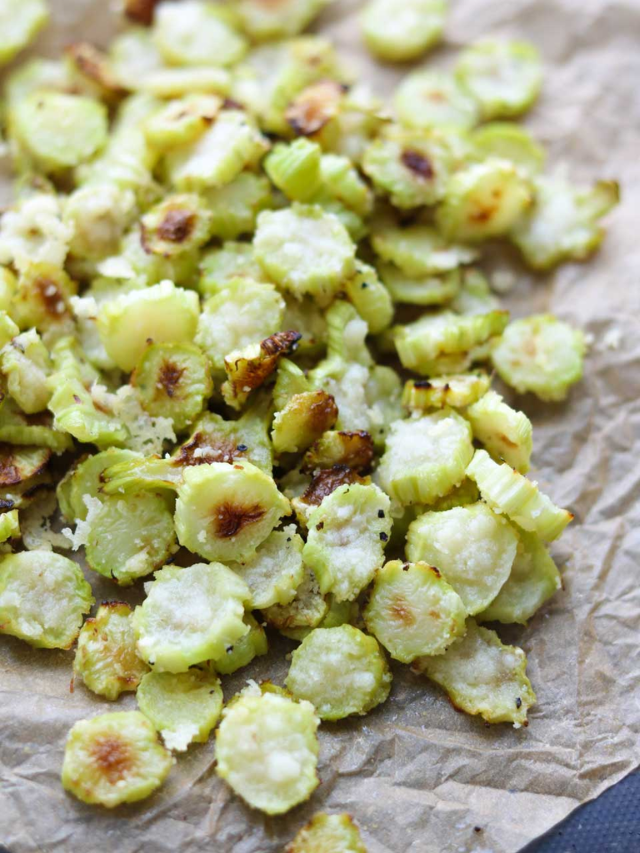 Parmesan Roasted Broccoli Stalks Story