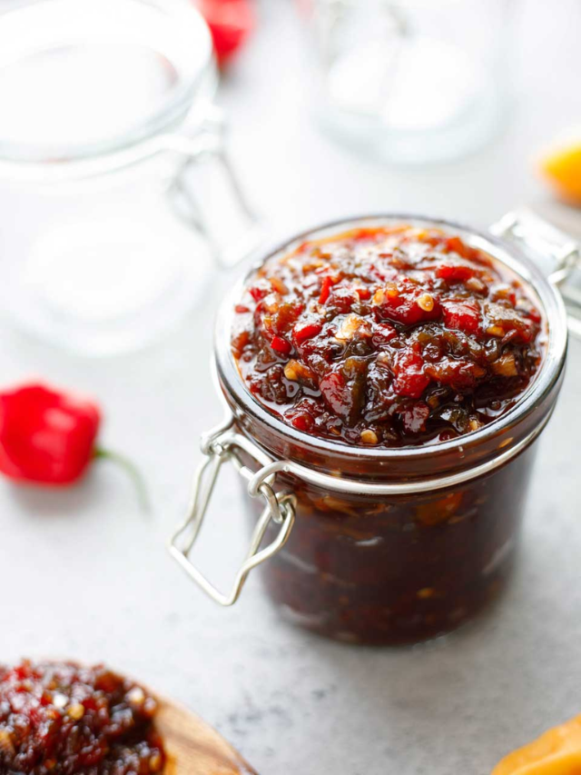 Sweet and Spicy Pepper Relish Story