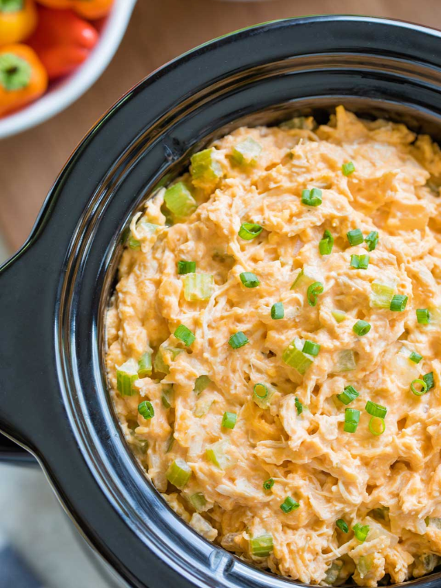 Crockpot Buffalo Chicken Dip Story