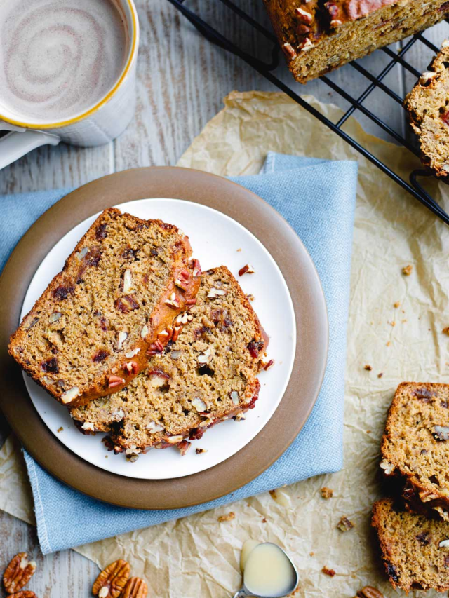 Healthy Whole Wheat Banana Bread with Pecans and Dates Recipe Story