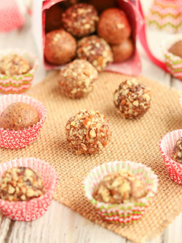 No-Bake Gingerbread Date Balls Story