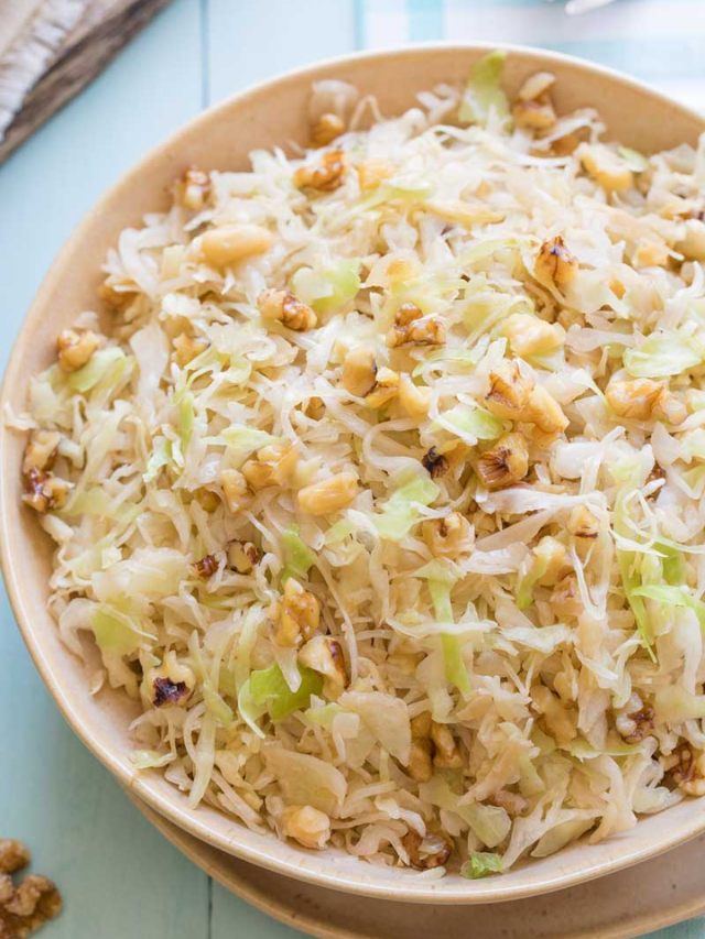 Sautéed Cabbage with Brown Butter and Walnuts Story