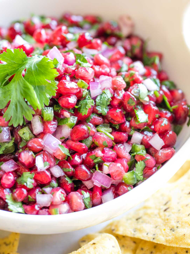 5-Minute Pomegranate Salsa Story