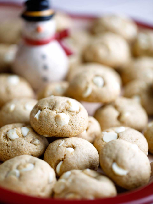 Peppermint-White Chocolate Chickpea Cookies Story