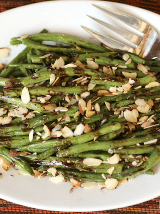 Roasted Green Beans with Balsamic-Browned Butter Story