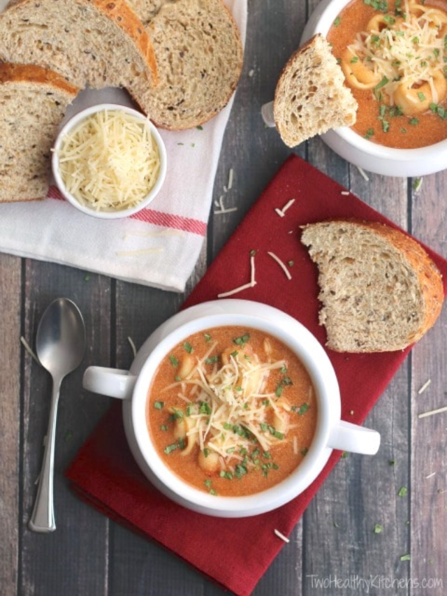 Tomato Basil with Tortellini Story