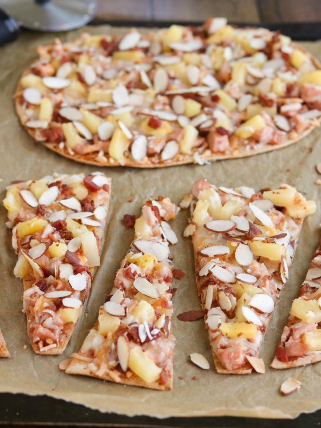 Chicken Flatbread Pizza Recipe Cover image