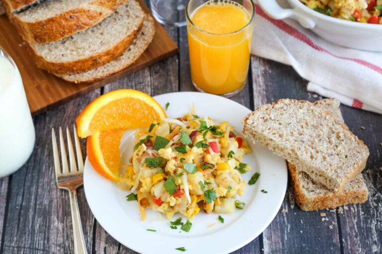 Skillet Breakfast Scramble Recipe: Easy, Hearty and Lighter, Too!