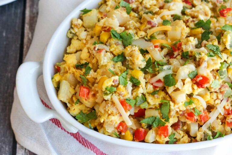 Skillet Breakfast Scramble Recipe: Easy, Hearty and Lighter, Too!