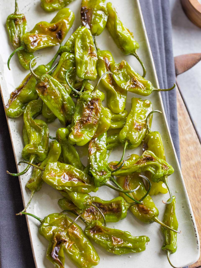 Super Easy Blistered Shishito Peppers Recipe Story