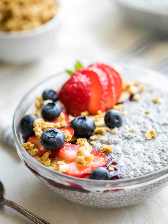 Chia Pudding with Coconut Milk and Berries Cover image