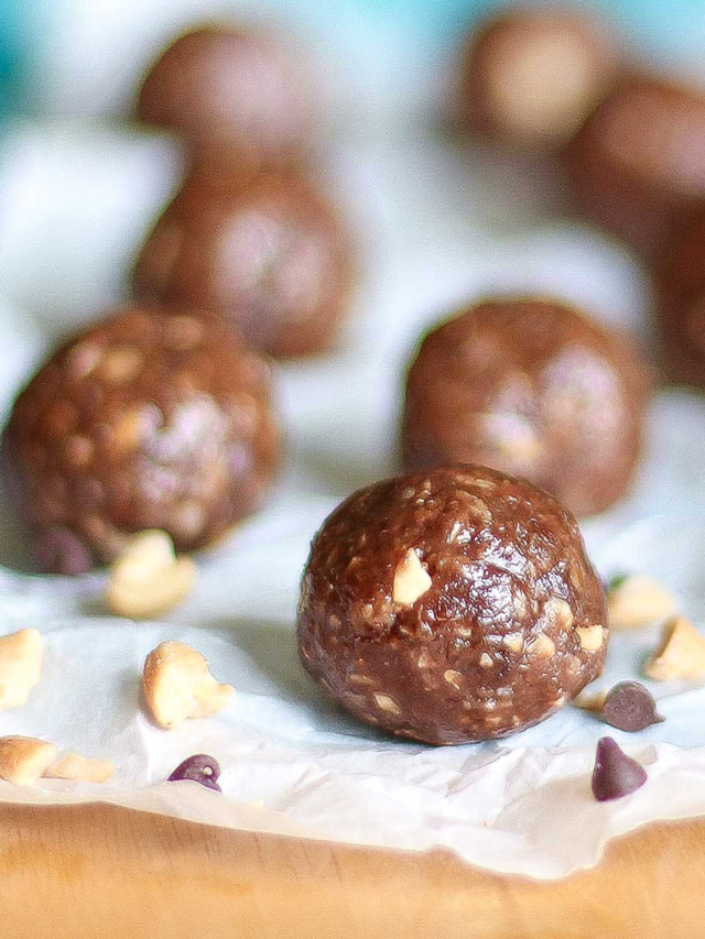 Chocolate Peanut Butter Energy Balls Cover image