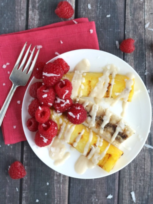 Grilled Tropical Fruit Story